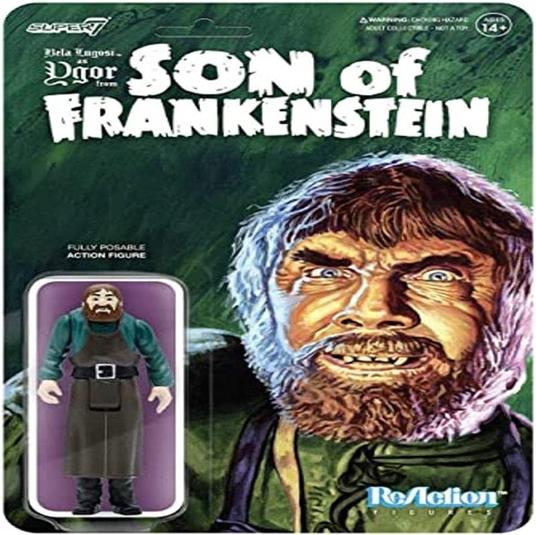 Universal Monsters Reaction Action Figura Bela Lugosi As Ygor 10 Cm Super7