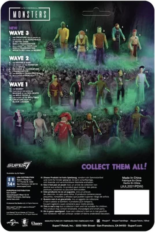 Universal Monsters Reaction Action Figura Ardeth Bey 10 Cm Super7 - 2