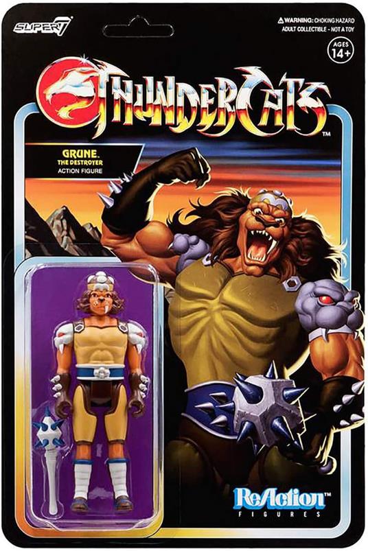 Thundercats Reaction Action Figura Grune The Destroyer Wave 2 10 Cm Super7