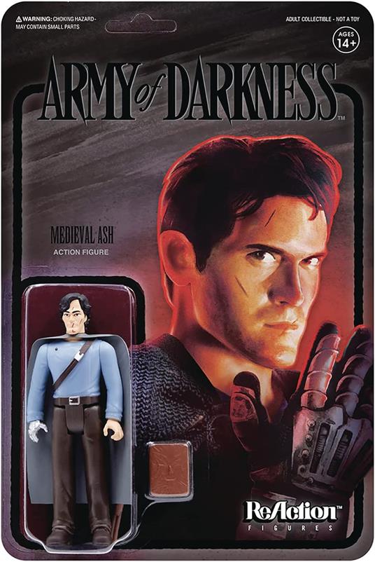Army Of Darkness Reaction Action Figura Medieval Ash (midnight) 10 Cm Super7 - 2
