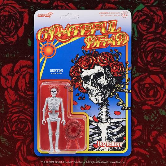 Grateful Dead Reaction Action Figura Bertha 10 Cm Super7 - 5