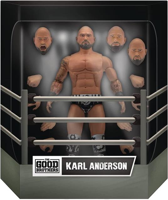 Good Brothers Wrestling Ultimates Action Figura Karl Anderson 18 Cm Super7 - 2
