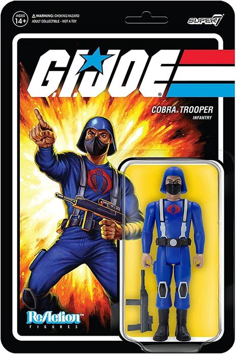 G.i. Joe Reaction Action Figura Cobra Trooper Y-back (tan) 10 Cm Super7