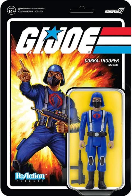G.i. Joe Reaction Action Figura Cobra Trooper H-back (tan) 10 Cm Super7 - 4