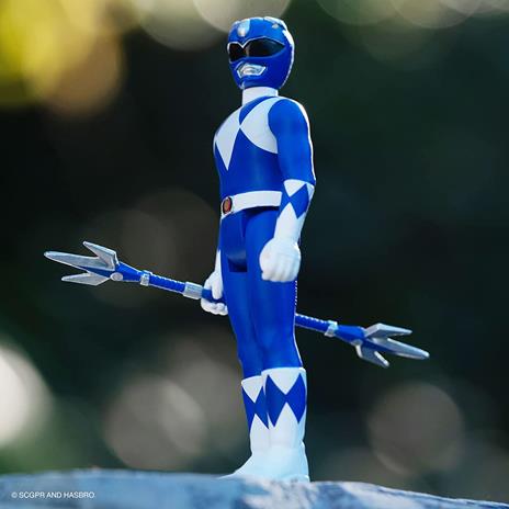 Mighty Morphin Power Rangers Reaction Action Figura Wave 3 Blue Ranger 10 Cm Super7 - 3