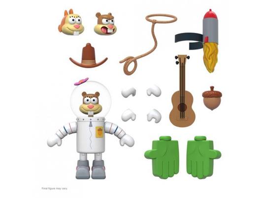 Spongebob Ultimates Action Figura Sandy Cheeks 18 Cm Super7