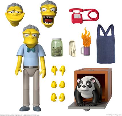 The Simpsons Ultimates Action Figura Moe 18 Cm Super7