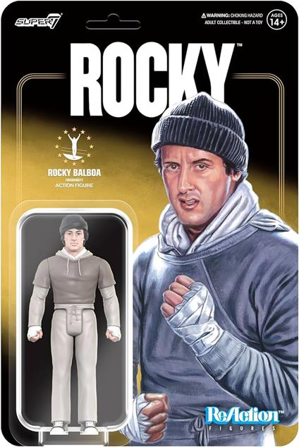 Rocky Reaction Action Figura Wave 03 Rocky Street (rocky I) 10 Cm Super7