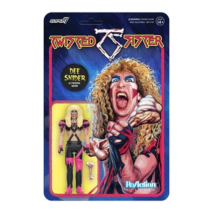 Twisted Sister Reaction Action Figura Dee Snider 10 Cm Super7