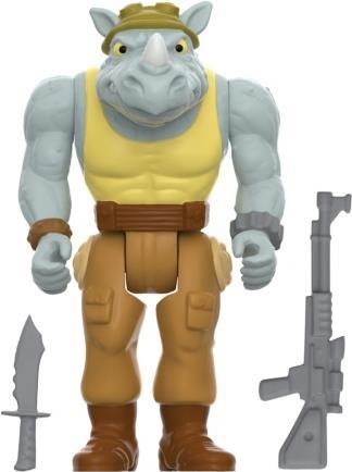 Teenage Mutant Ninja Turtles: Super7 - Reaction Figure Wave 8 - Rocksteady (Cartoon)