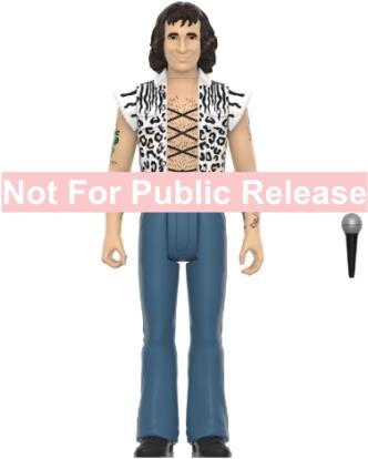 Bon Scott Reaction Action Figura Wave 02 Bon Scott (leopard Print) 10 Cm Super7