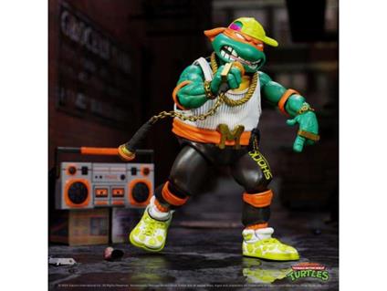 Tartarughe Ninja Ultimates! W11 Rapper Mike Af Action Figura Super 7