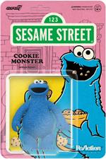 Sesame Street Reaction Action Figura Wave 02 Cookie Monster 10 Cm Super7