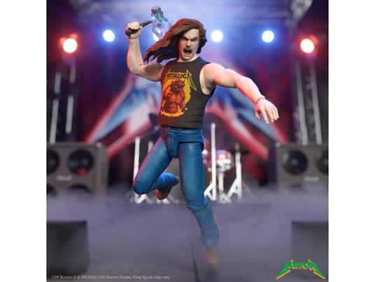 Metallica Ultimates Action Figura Wave 2 Cliff Burton 18 Cm Super7