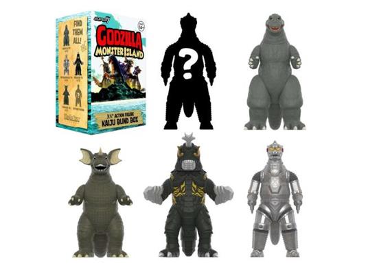 Godzilla Toho Action Figura Monster Island Blind Box Display (12) 10 Cm Super 7