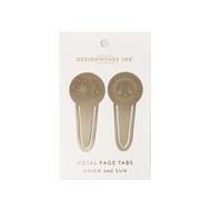 Linguette segna pagina in metallo - Celeste