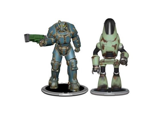 Fallout Mini Figures 2-Pack Set D X01 & Protectron 7 Cm Syndicate Collectibles