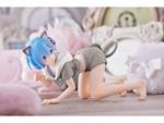 Re:zero - Starting Life In Another World Pvc Statua Rem Cat Roomwear Version Renewal Edition Taito Prize
