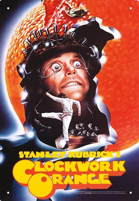 A Clockwork Orange One Sheet Tin Sign - 3