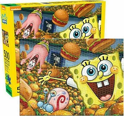 Spongebob Krabby Patties 500 Pcs Puzzle