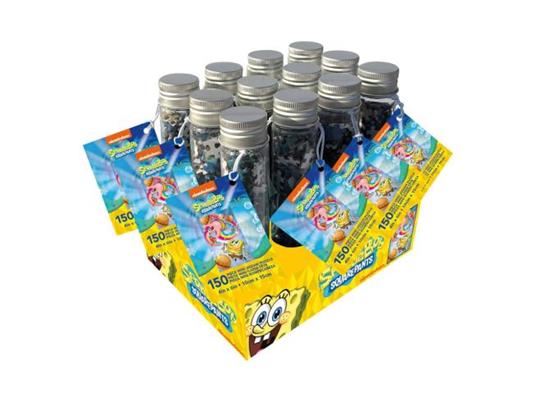 SpongeBob Jigsaw Puzzle Display SpongeBob X Patrick (150 Pieces) Aquarius
