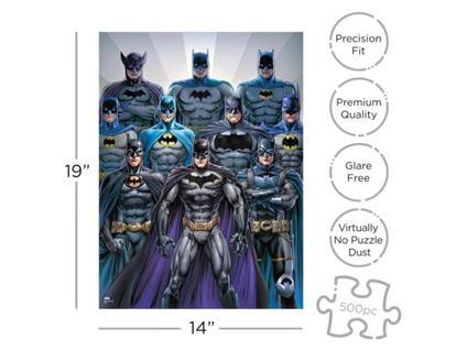 Dc Comics Batman Suits 500 Pezzi Puzzle Puzzle Aquarius Ent