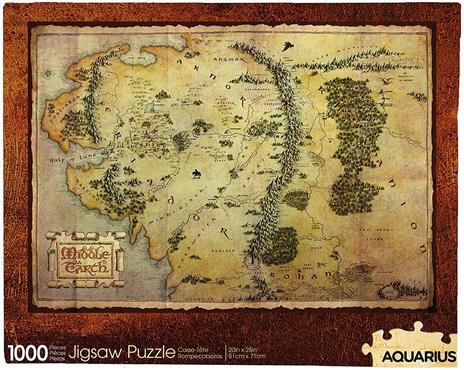 The Hobbit Map 1000pcs Puzzle