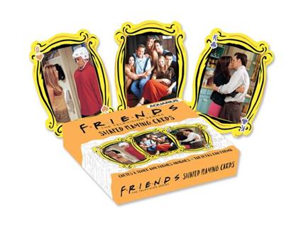 Friends Playing Cards Shaped Scenes Aquarius