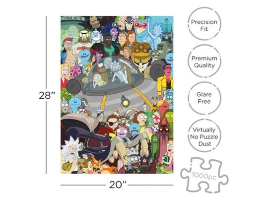 Rick&Morty 1000 Pezzi Puzzle Puzzle Aquarius Ent