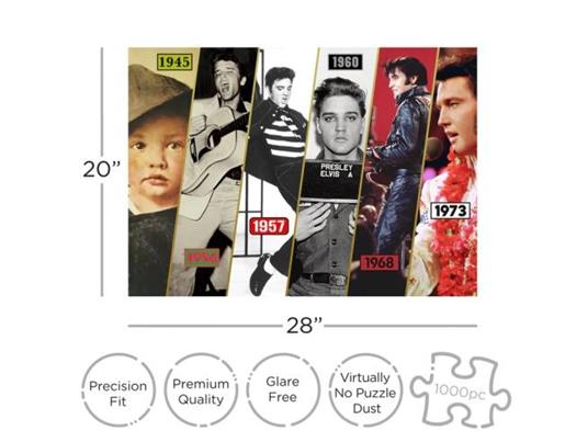 Elvis Timeline 1000 Pezzi Puzzle Puzzle Aquarius Ent