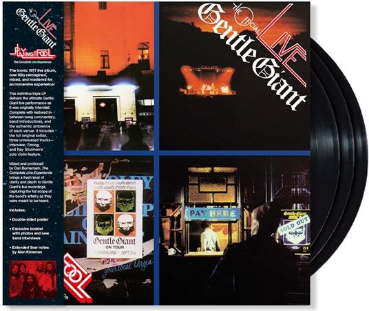 Playing The Fool - The Complete Live Experience - Vinile LP di Gentle Giant