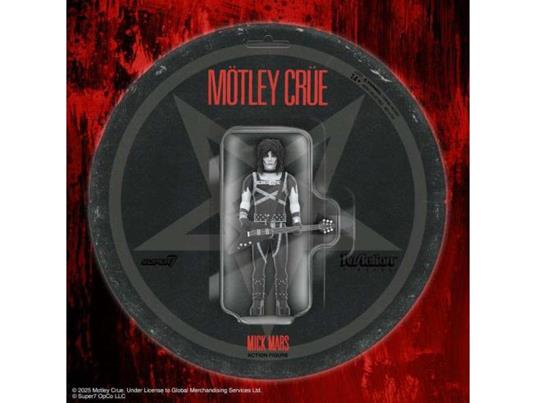 Motley Crue React Mick Mars Shout Bw Af Action Figura Super 7