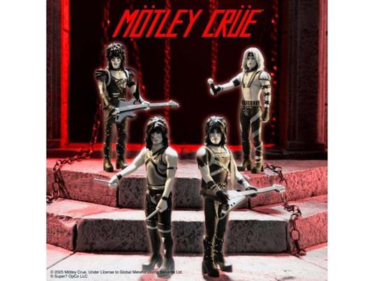 Motley Crue React Nikki Sixx Shout Bw Af Action Figura Super 7