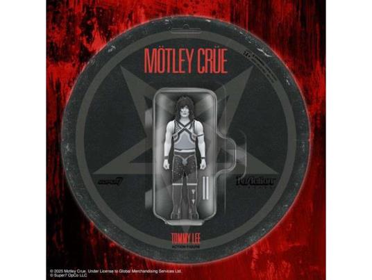 Motley Crue React Tommy Lee Shout Bw Af Action Figura Super 7