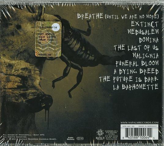Extinct - CD Audio di Moonspell - 2