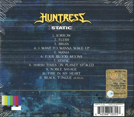 Static (Digipack Limited Edition) - CD Audio di Huntress - 2