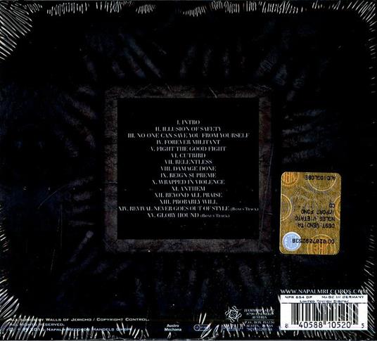 No One Can Save You from Yourself (Digipack) - CD Audio di Walls of Jericho - 2