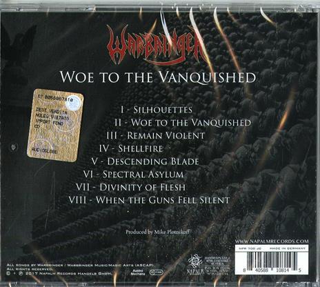 Woe to the Vanquished - CD Audio di Warbringer - 2