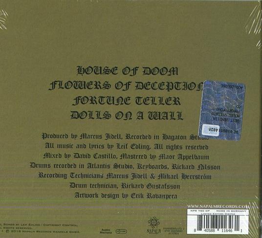 House of Doom (Colonna sonora) (Mini CD Digipack) - CD Audio di Candlemass - 2