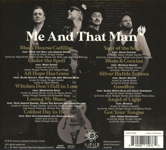 New Man, New Songs, Same Shit vol.2 - CD Audio di Me and That Man