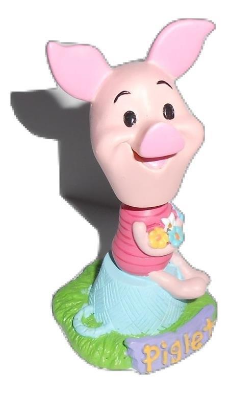 Mini Bobblehead Doll Winnie the Pooh PIGLET Pimpi - 2