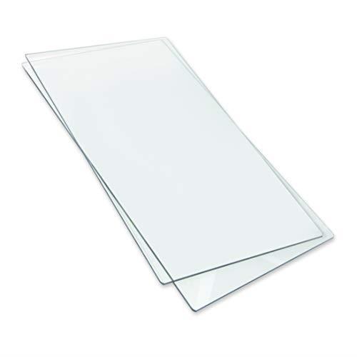 Sizzix Big Shot Plus Accessori Cutting Pads, Standard, 1 Paio, Acciaio Inossidabile, Bianco