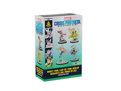 Marvel Crisis Protocol - Mighty Thor, Lady Sif, Thor,Hero of Midgard
