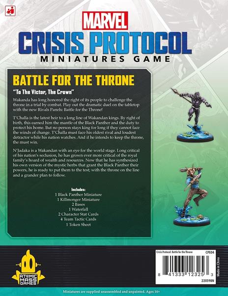 MCP - Rival Panels: Battle for the Throne. Esp. Gioco da tavolo - ML - 4