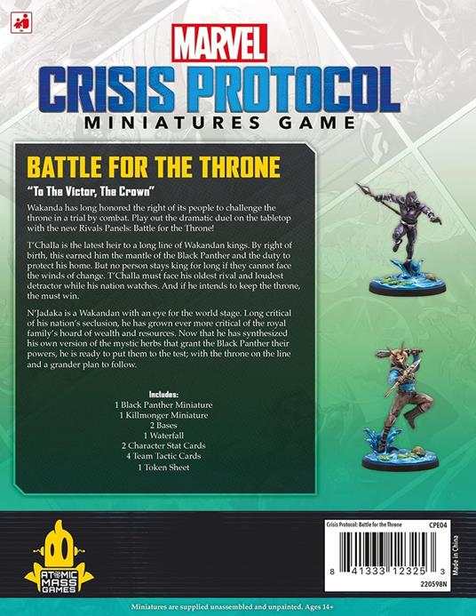 MCP - Rival Panels: Battle for the Throne. Esp. Gioco da tavolo - ML - 4