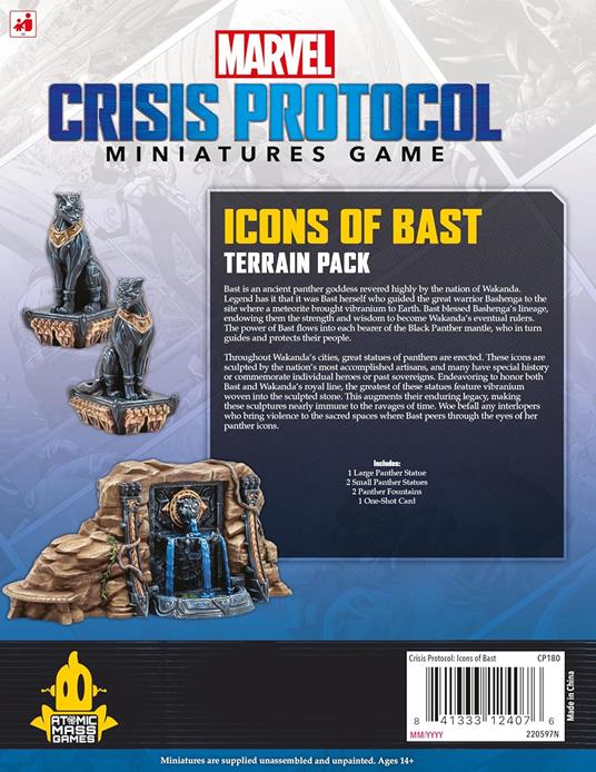 MCP - Icons of Bast Terrain Pack. Esp. Gioco da tavolo - ML - 4