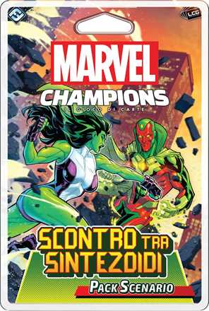 Giocattolo Asmodee - Marvel Champions Il Gioco di Carte: Scontro tra Sintezoidi, Pack Scenario, Espansione Gioco da Tavolo Asmodee