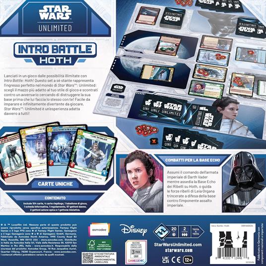 Star Wars: Unlimited - Intro Battle: Hoth (ITA). Gioco da tavolo - 4