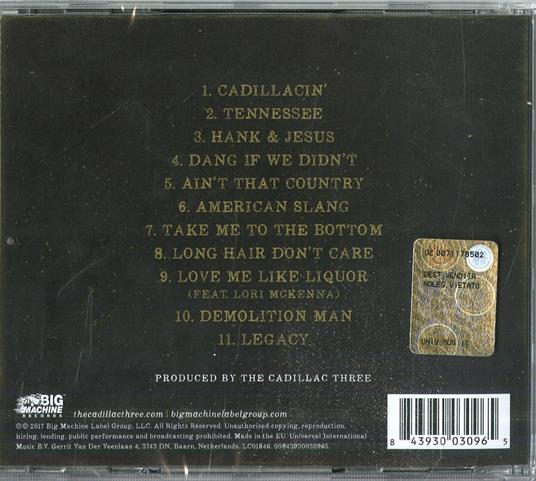 Legacy - CD Audio di Cadillac Three - 2