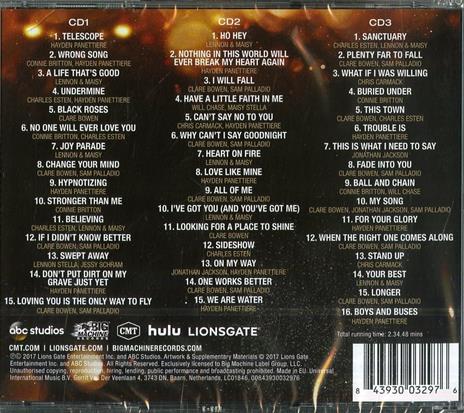 The Music of Nashville. Greatest Hits Seasons 1-5 (Colonna sonora) - CD Audio - 2
